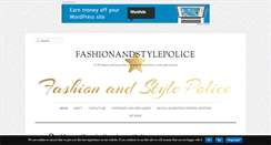 Desktop Screenshot of fashionandstylepolice.com